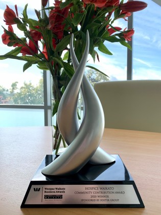 Hospice Waikato wins award at the 2020 Westpac Waikato Business Awards